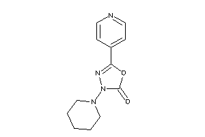3-piperidino-5-(4-pyridyl)-1,3,4-oxadiazol-2-one