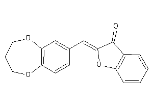 Image of 2-(3,4-dihydro-2H-1,5-benzodioxepin-7-ylmethylene)coumaran-3-one