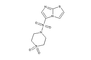 Image of 4-imidazo[2,1-b]thiazol-5-ylsulfonyl-1,4-thiazinane 1,1-dioxide