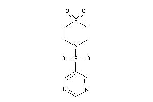 Image of 4-(5-pyrimidylsulfonyl)-1,4-thiazinane 1,1-dioxide