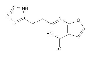 2-[(4H-1,2,4-triazol-3-ylthio)methyl]-3H-furo[2,3-d]pyrimidin-4-one