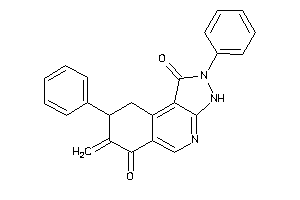 7-methylene-2,8-diphenyl-8,9-dihydro-3H-pyrazolo[3,4-c]isoquinoline-1,6-quinone