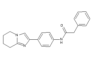 Image of 2-phenyl-N-[4-(5,6,7,8-tetrahydroimidazo[1,2-a]pyridin-2-yl)phenyl]acetamide