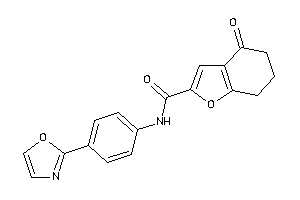 Image of 4-keto-N-(4-oxazol-2-ylphenyl)-6,7-dihydro-5H-benzofuran-2-carboxamide