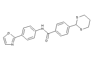 Image of 4-(1,3-dithian-2-yl)-N-(4-oxazol-2-ylphenyl)benzamide