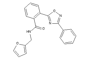 Image of N-(2-furfuryl)-2-(3-phenyl-1,2,4-oxadiazol-5-yl)benzamide