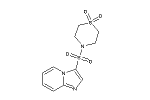 4-imidazo[1,2-a]pyridin-3-ylsulfonyl-1,4-thiazinane 1,1-dioxide