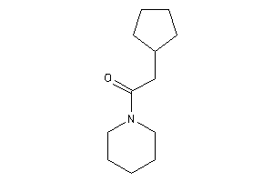 2-cyclopentyl-1-piperidino-ethanone
