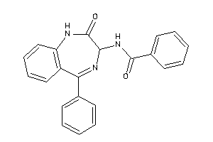Image of N-(2-keto-5-phenyl-1,3-dihydro-1,4-benzodiazepin-3-yl)benzamide