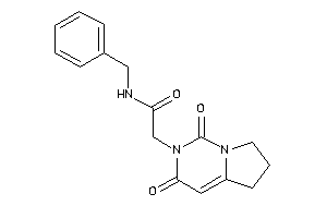 Image of N-benzyl-2-(1,3-diketo-6,7-dihydro-5H-pyrrolo[2,1-f]pyrimidin-2-yl)acetamide