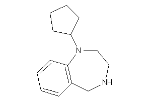 Image of 1-cyclopentyl-2,3,4,5-tetrahydro-1,4-benzodiazepine