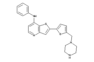 Phenyl-[2-[5-(piperazinomethyl)-2-furyl]thieno[3,2-b]pyridin-7-yl]amine