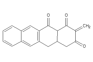 Image of 2-methylene-4,4a,5,12a-tetrahydrotetracene-1,3,12-trione