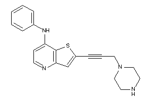Phenyl-[2-(3-piperazinoprop-1-ynyl)thieno[3,2-b]pyridin-7-yl]amine