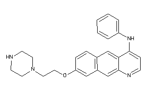 Image of Phenyl-[8-(2-piperazinoethoxy)benzo[g]quinolin-4-yl]amine