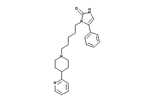Image of 5-phenyl-1-[5-[4-(2-pyridyl)piperidino]pentyl]-4-imidazolin-2-one