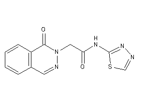 Image of 2-(1-ketophthalazin-2-yl)-N-(1,3,4-thiadiazol-2-yl)acetamide