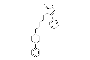 5-phenyl-1-[5-(4-phenylpiperazino)pentyl]-4-imidazolin-2-one
