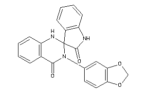 Image of 3-(1,3-benzodioxol-5-yl)spiro[1H-quinazoline-2,3'-indoline]-2',4-quinone