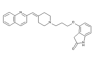 4-[3-[4-(2-quinolylmethylene)piperidino]propoxy]oxindole