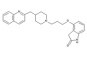 Image of 4-[3-[4-(2-quinolylmethyl)piperidino]propoxy]oxindole