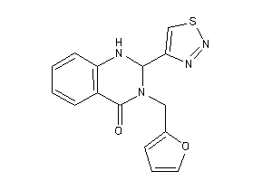 3-(2-furfuryl)-2-(thiadiazol-4-yl)-1,2-dihydroquinazolin-4-one