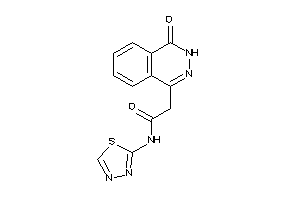 2-(4-keto-3H-phthalazin-1-yl)-N-(1,3,4-thiadiazol-2-yl)acetamide