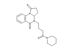 Image of 4-(4-keto-4-piperidino-butyl)-3,3a-dihydro-2H-pyrrolo[1,2-a]quinazoline-1,5-quinone