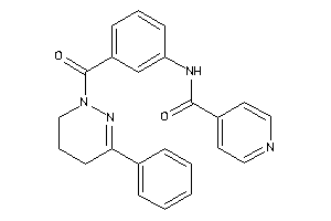 Image of N-[3-(6-phenyl-4,5-dihydro-3H-pyridazine-2-carbonyl)phenyl]isonicotinamide