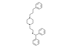 1-(2-benzhydryloxyethyl)-4-(3-phenylpropyl)piperazine
