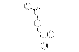 1-(2-benzhydryloxyethyl)-4-(3-phenylbut-3-enyl)piperazine