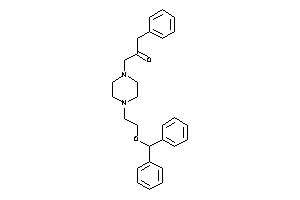 1-[4-(2-benzhydryloxyethyl)piperazino]-3-phenyl-acetone