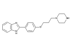 2-[4-(3-piperazinopropoxy)phenyl]-1H-benzimidazole
