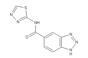 N-(1,3,4-thiadiazol-2-yl)-1H-benzotriazole-5-carboxamide