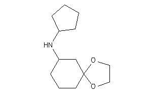 Cyclopentyl(1,4-dioxaspiro[4.5]decan-9-yl)amine