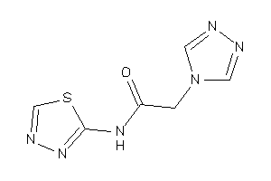 N-(1,3,4-thiadiazol-2-yl)-2-(1,2,4-triazol-4-yl)acetamide