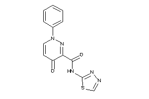 4-keto-1-phenyl-N-(1,3,4-thiadiazol-2-yl)pyridazine-3-carboxamide