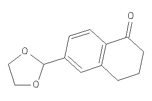 Image of 6-(1,3-dioxolan-2-yl)tetralin-1-one