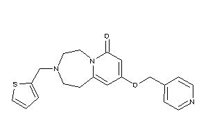 9-(4-pyridylmethoxy)-3-(2-thenyl)-1,2,4,5-tetrahydropyrido[2,1-g][1,4]diazepin-7-one