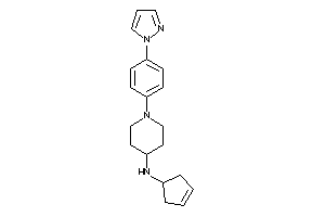 Image of Cyclopent-3-en-1-yl-[1-(4-pyrazol-1-ylphenyl)-4-piperidyl]amine