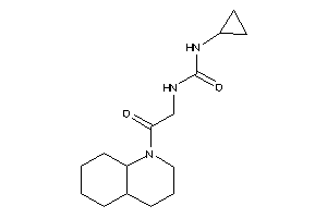 1-[2-(3,4,4a,5,6,7,8,8a-octahydro-2H-quinolin-1-yl)-2-keto-ethyl]-3-cyclopropyl-urea