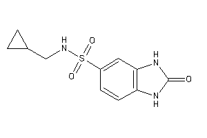 N-(cyclopropylmethyl)-2-keto-1,3-dihydrobenzimidazole-5-sulfonamide