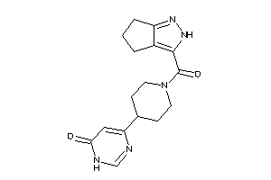 4-[1-(2,4,5,6-tetrahydrocyclopenta[c]pyrazole-3-carbonyl)-4-piperidyl]-1H-pyrimidin-6-one