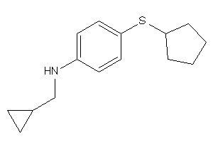 [4-(cyclopentylthio)phenyl]-(cyclopropylmethyl)amine