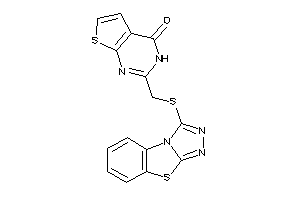 2-[([1,2,4]triazolo[3,4-b][1,3]benzothiazol-1-ylthio)methyl]-3H-thieno[2,3-d]pyrimidin-4-one