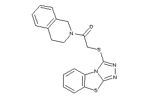 1-(3,4-dihydro-1H-isoquinolin-2-yl)-2-([1,2,4]triazolo[3,4-b][1,3]benzothiazol-1-ylthio)ethanone