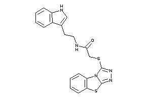 N-[2-(1H-indol-3-yl)ethyl]-2-([1,2,4]triazolo[3,4-b][1,3]benzothiazol-1-ylthio)acetamide