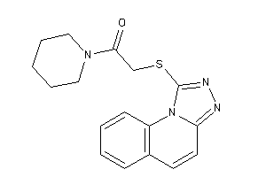 1-piperidino-2-([1,2,4]triazolo[4,3-a]quinolin-1-ylthio)ethanone