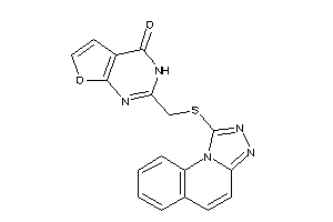 2-[([1,2,4]triazolo[4,3-a]quinolin-1-ylthio)methyl]-3H-furo[2,3-d]pyrimidin-4-one