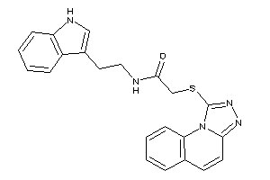 N-[2-(1H-indol-3-yl)ethyl]-2-([1,2,4]triazolo[4,3-a]quinolin-1-ylthio)acetamide